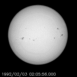 Sunspot images courtesy of NASA and Yohkoh